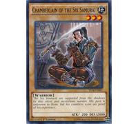 YU-GI-OH! - Chamberlain of the Six Samurai (YS14-EN007) - Super Starter - Space-Time Showdown - 1st Edition - Common