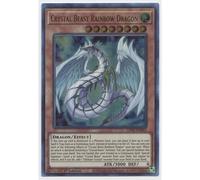 YU-GI-OH! Crystal Beast Rainbow Dragon - Ultra Rare - 1st Edition - Collectible Card - Trading Card - 1 Piece