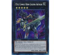 Yu-Gi-Oh! - CXyz Comics Hero Legend Arthur (NUMH-EN042) - Number Hunters - 1st Edition - Secret Rare