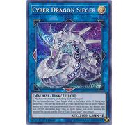 Yu-Gi-Oh! - Cyber Dragon Sieger - MP19-EN108 - Prismatic Secret Rare - 1st Edition - 2019 Gold Sarcophagus Tin Mega Pack