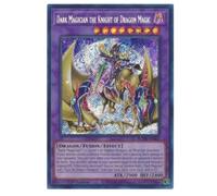 Yu Gi Oh Dark Magician The Knight of Dragon Magic Secret Rare BLMR-EN001 Near-Mint 1st Edition Trading Card