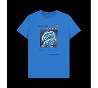 Yu Gi Oh! Dragon Card Blue T-Shirt Yu-Gi-Oh! Bright Blue XL