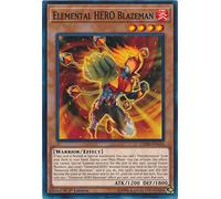 Yu-Gi-Oh! - Elemental Hero Blazeman - LEHD-ENA16 - Common - 1st Edition - Legendary Hero Decks - Destiny Hero Deck