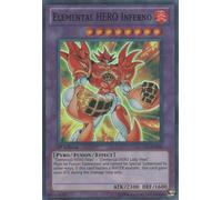 Yu-Gi-Oh! - Elemental HERO Inferno (LCGX-EN076) - Legendary Collection 2 - 1st Edition - Super Rare