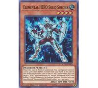 Yu-Gi-Oh! - Elemental Hero Solid Soldier (CT15-EN003) - 2018 Mega-Tins Promos - Limited Edition - Ultra Rare Collectible Card