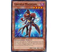 YU-GI-OH! - Gagaga Magician (PGLD-EN037) - Premium Gold - Unlimited Edition - Gold Rare