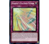 YU-GI-OH! Harpie's Feather Storm - RA01-EN073 - Super Rare - 1st Edition - 1 Card - Collectible Card Game Singles - Excellent Condition - Fantasy Theme - 2023