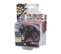 Yu-Gi-Oh Highly Detailed 3.75 Inch Articulated Figures. With Exclusive Micro Anime Sticker Card. Red Eyes Black Dragon Micro Figure.