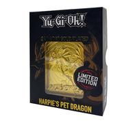 Yu-Gi-Oh! 24k gold plated Harpie's Pet Dragon ingot by Fanattik