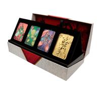 Yu-Gi-Oh! Limited Edition Magnet Warrior Collectible Ingot Set | Officially Licensed, 4 Metal Ingots Including 24K Gold-Plated Valkyrion with Display Box