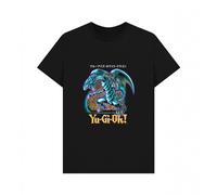 YU-GI-OH! Men's Blue-Eyes White Dragon T-Shirt in Black | Size: Small Yu-Gi-Oh! Black S
