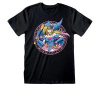 YU-GI-OH! Men's Dark Magician T-Shirt in Black | Size: Medium Yu-Gi-Oh! Black M