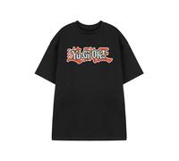 YU-GI-OH! Men's Yu Gi Oh Logo Short Sleeved T-Shirt | Black | Officially Licensed Merch | Size: Large Yu-Gi-Oh! Black L
