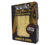 Yu-Gi-Oh Metal Replica Card Ingot Utopia 24karat Gold Plated Limited Edition