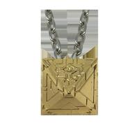 YU-GI-OH! Millennium Puzzle Limited Edition Unisex Necklace in Metallic Gold Yu-Gi-Oh! Metallic Gold