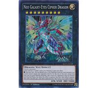 YU-GI-OH! - Neo Galaxy-Eyes Cipher Dragon - Super Rare - 1st Edition - Yu-Gi-Oh Collectible Card - Single - Trading Card - 1 Piece