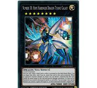 YU-GI-OH! - Number 38: Hope Harbinger Dragon Titanic Galaxy - CYHO-ENSE2 - Super Rare - Limited Edition - Cybernetic Horizon Trading Card - 1 Piece