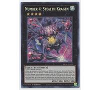 YU-GI-OH! Number 4: Stealth Kragen - BROL-EN030 - Secret Rare - 1st Edition - Trading Card Game Single - Collectible Card - 1 Piece