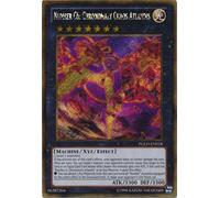 YU-GI-OH! - Number C6: Chronomaly Chaos Atlandis (PGLD-EN018) - Premium Gold - Unlimited Edition - Gold Secret Rare