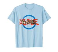 Yu-Gi-Oh! Ring Logo Gaming Apparel Battle Merch PAPL606 T-Shirt, Men, Baby Blue, Medium
