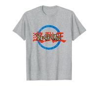 Yu-Gi-Oh! Ring Logo Gaming Apparel Battle Merch PAPL606 T-Shirt, Men, Heather Grey, XX-Large