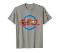 Yu-Gi-Oh! Ring Logo Gaming Apparel Battle Merch PAPL606 T-Shirt, Men, Slate Grey, XX-Large