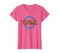 Yu-Gi-Oh! Ring Logo Gaming Apparel Battle Merch PAPL606 T-Shirt, Women, Pink Heather, 3X-Large