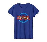Yu-Gi-Oh! Ring Logo Gaming Apparel Battle Merch PAPL606 T-Shirt, Women, Royal Blue, 3X-Large