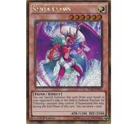 Yu-Gi-Oh! - Santa Claws (PGL2-EN021) - Premium Gold: Return of the Bling - 1st Edition - Gold Secret Rare