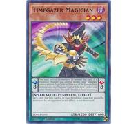 YU-GI-OH! Timegazer Magician - LED6-EN050 - Common - 1st Edition Trading Card - Age 14+
