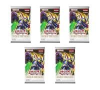 Yu-Gi-Oh! Trading Card Game Doom of Dimensions Booster Packs, English Edition, 9 Cards Per Pack, 5 Pack Bundle