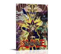 Yu-Gi-Oh!Waterproof Poster Wall Painting Canvas Decorative Painting Suitable for Office Bedroom Decoration Living Room PosterFrame-style12x18inch(30x45cm)