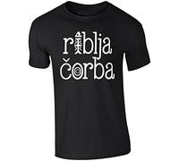 Yu Skirt Corba Riblja Bijelo Dugme Azra Rail J. Smak Yugo Jugoslavija T-Shirt Graphic Printed Mens Black Mens Unisex Tee XXL