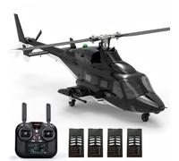 YU Xiang Air-Wolf GPS RC Helicopter with Auto Return, F02S 1/34 Scale 8CH Smart 6G Flybarless Simulation RC Helicopter with LIDAR-TOF Altitude Hold & Optical Flow Positioning
