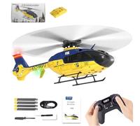 YU XIANG F06 1/36 Scale Remote Control Helicopter for Adults, 1/36 Scale EC135 2.4G 6CH Brushless Direct-Drive 3D Aerobatic RC Helicopter with 6-Axis Gyro, Altitude Hold & Optical Flow - RTF