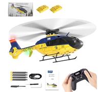 YU XIANG F06 1/36 Scale Remote Control Helicopter for Adults, 1/36 Scale EC135 2.4G 6CH Brushless Direct-Drive 3D Aerobatic RC Helicopter with 6-Axis Gyro, Altitude Hold & Optical Flow - RTF
