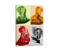Yu Yu Hakusho Fanart AnimeCover Poster Art Canvas Gift for Friends Or for Your Own Use Bedroom Living Room Decoration AestheticFrame-style 16x24inch(40x60cm)