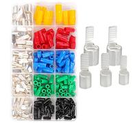 YUAEB biao Boutique Shop UK C45 Air Switch Terminal Pins - Parallel Wire Connectors - 6/10/16/25mm² Copper Wire Nose - Cold Press Crimp Lugs for Circuit Breakers