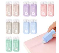 Yuaerbuo 12Pcs Glue Tape Roller, 6mx6mm Double Sided Tape Roller 6 Colors Double Sided Tapes Dispenser Craft Strong Adhesion for Crafts Card Making Photos Journaling Scrapbooking Accessories