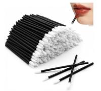Yuaerbuo 400 PCS Black Lipstick Brushes, Lip Brush Lip Wands Applicators, Lips Gloss Wands for Lips Eyebrow Eyeshadow Concealer Detailing Application Tool