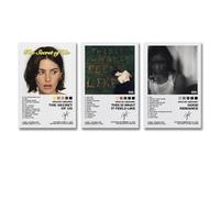 Yuagaiou 3 PCS Gracie Abrams Poster Wall Art Canvas Posters Room Decorative Aesthetic Poster Print Decor Posters 08x12inch(20x30cm)-3pcs Style-2