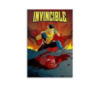 Yuagaiou Invincible Poster Comic Tv Series Collage Vintage Music Posters for Room Aesthetic Canvas Wall Art Bedroom Decor12x18inch(30x45cm)