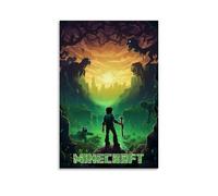 Yuagaiou Minecraft Poster Movie Comic Game Vintage Music Posters for Room Aesthetic Canvas Wall Art Bedroom Decor12x18inch(30x45cm)