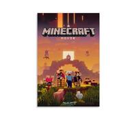 Yuagaiou Minecraft Poster Movie Vintage Comic Game Music Posters for Room Aesthetic Canvas Wall Art Bedroom Decor12x18inch(30x45cm)