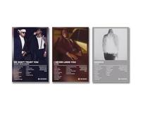Yuames 3 PCS Metro Poster Boomin Rapper Future Music Album Canvas Posters 8x12inch (20x30cm) - 3pcs