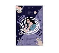 Yuames Vintage Olivia Poster Rodrigo Music Cover Music Posters for Room Aesthetic Canvas Wall Art Bedroom Decor12x18inch(30x45cm)