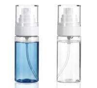 Yuanan 2-Pack Small Spray Bottles 50ml, Fine Mist Refillable Travel Bottles, Empty Mini Atomiser for Toiletries & Skincare