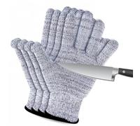 Yuanchu 2 Pairs of Food Grade Cut Resistant Gloves, Level 5 Protection Cutting Gloves Washable Oyster Shucking Gloves Premium Cut Proof Glove for Kitchen