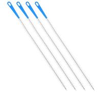 Yuanchu 4 Pack Flexible Drain Cleaning Brush, 23.6inch Long Drain Clog Remover Tool with Nylon Bristles Rust-Resistant Sink Unblocker Tool for Toilet Kitchen Shower Sewer Tub