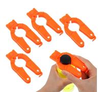 Yuanchu 4 Pcs Plastic Bottle Cap Openers, 3 in 1 Water Bottle Opener Multi-Purpose Soda Can Opener Pull Tab Opener for Arthritic Hands Seniors